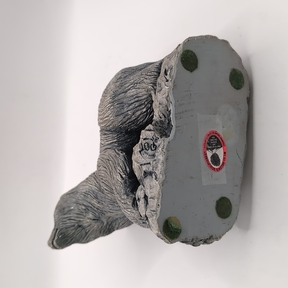 1985 Mount St. Helens Volcanic Ash Sculpture Black Bear - Hand Crafted & Signed - Picture 10 of 12